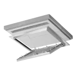 Trappe de visite Alustar Airproof EI30 pour faux plafond, étanche à l'air et à la fumée, 200×200 à 600×600 mm