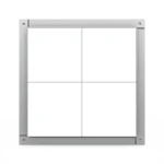 Trappe de visite invisible Tempo Eco Star à carreler, plaque de plâtre 12,5 mm, 300×300 à 800×800 mm