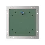 Trappe de visite invisible Tempo Eco Star pour plaque de plâtre BA 13, ouverture à clé carrée 4 pans, 150×300 à 1400×1400 mm