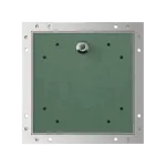 Trappe de visite invisible Tempo Eco Star pour plaque de plâtre BA 13, ouverture à clé cylindrique, 150×300 à 1400×1400 mm