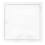 Trappe de visite métallique Tempo Softline ventilée avec grille d'aération, ouverture clé 4 pans, 200×200 à 600×600 mm