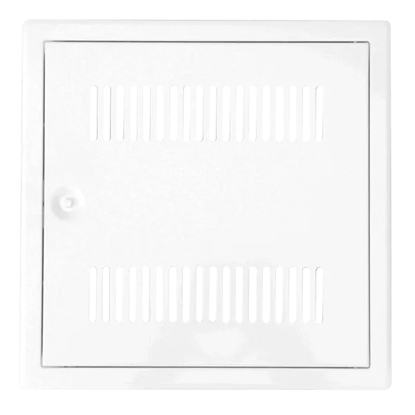 Trappe de visite métallique Tempo Softline ventilée avec grille d'aération, ouverture clé 4 pans, 200×200 à 600×600 mm