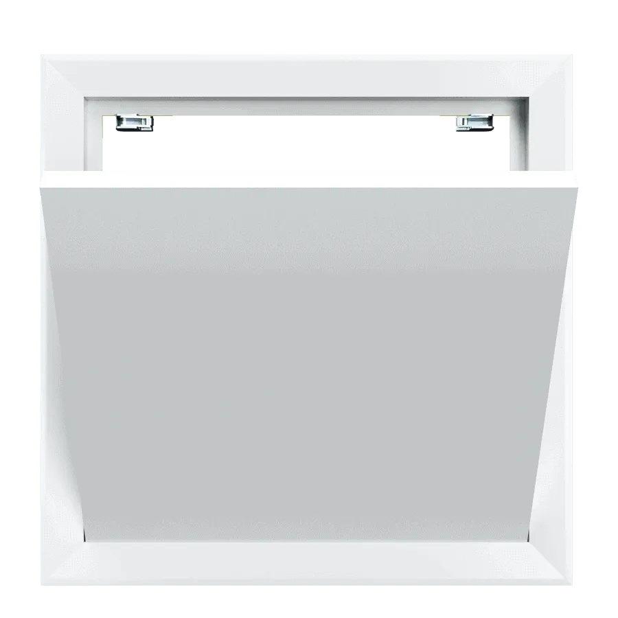 Trappe de visite métallique Tempo Softline étanche à l'air et à la poussière, pour murs et plafonds, 200×200 à 600×600 mm