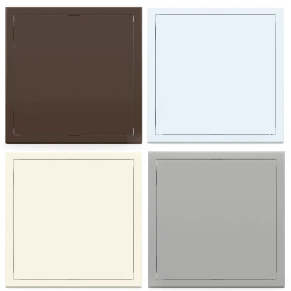 Trappe de visite métallique colorée Tempo Softline Pousser Lâcher – Image 3