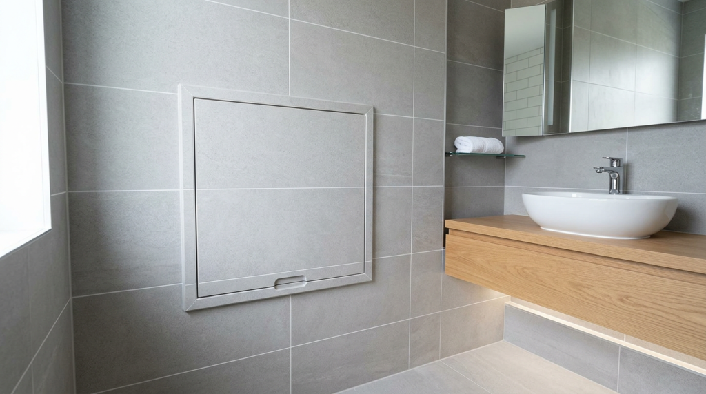 comment poser trappe de visite carrelage salle de bain