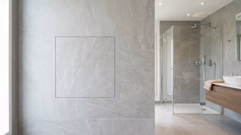 trappe de visite encastrée carrelage salle de bain