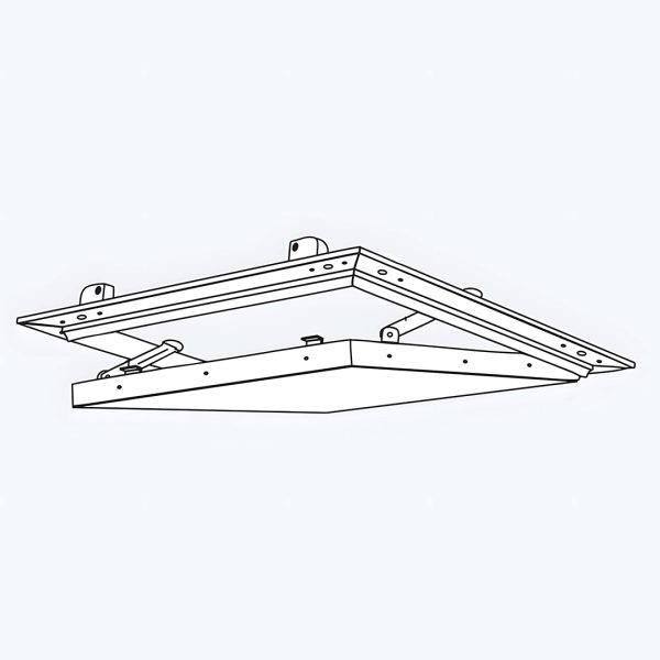 Schéma technique du motif de perforation 8/18 R, trappe de visite Tempo Eco Star
